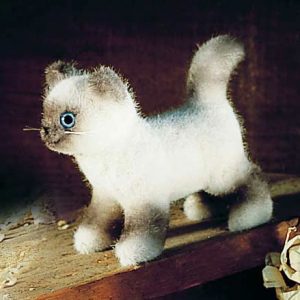 Peluche chaton birman 14 cm