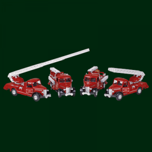VOITURE METAL CAMION POMPIERS FRICTION
