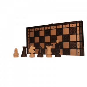 COFFRET ECHECS PLIANT ROYAL BOIS PM