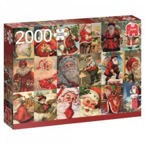 PUZZLE 2000 PCES VINTAGE SANTA
