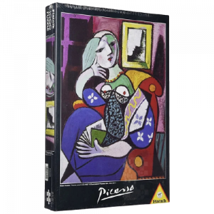 PUZZLE 1000 PCES PICASSO FEMME AU LIVRE