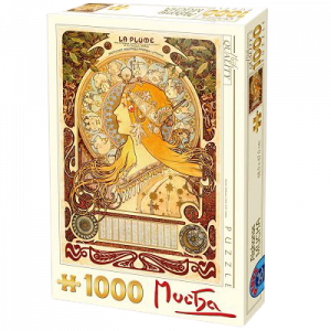 PUZZLE 1000 PCES MUCHA LA PLUME