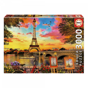 PUZZLE 3000 PCES COUCHE DE SOLEIL PARIS