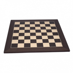 Plateau échecs wenge/sycomore case 50mm