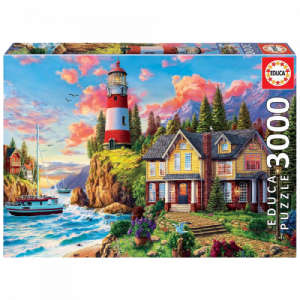 PUZZLE 3000 PCES PHARE SUR L OCEAN