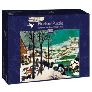 PUZZLE 1000 PCES CHASSEURS DANS LA NEIGE