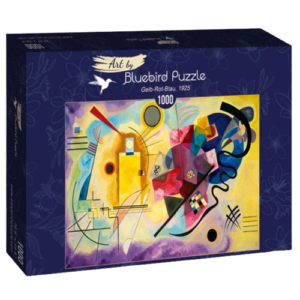 PUZZLE 1000 PCES KANDISKY JAUNE ROUGE BLEU