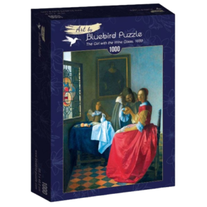 PUZZLE 1000 PCES LA FILLE AU VERRE DE VIN VERMEER