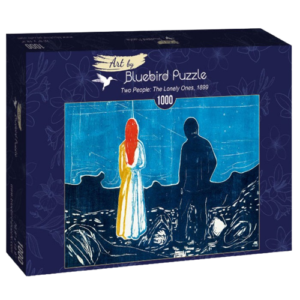 PUZZLE 1000 PCES DEUX PERSONNES LES SOLITAIRES MUNCH