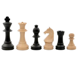 PCES ECHECS T3 STAUNTON NOIRES PLOMBEES FEUTREES