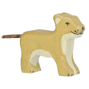 ANIMAUX BOIS LION PETIT DEBOUT