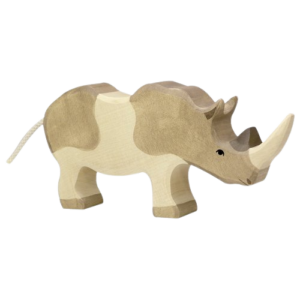 ANIMAUX BOIS RHINOCEROS