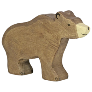 ANIMAUX BOIS OURS BRUN