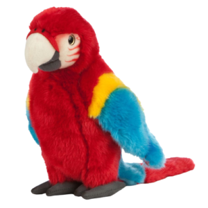 PELUCHE PERROQUET ROUGE