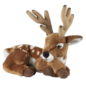 PELUCHE CERF AVEC BOIS