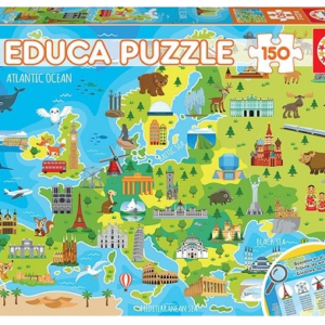 PUZZLE 150 PCES CARTE D EUROPE