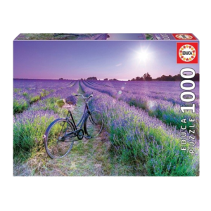 PUZZLE 1000 PCES BICYCLETTE LAVANDE