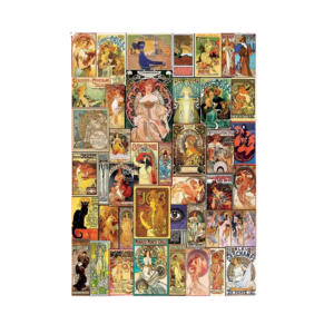 PUZZLE 1000 PCES COLLAGE ART NOUVEAU