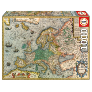 PUZZLE 1000 PCES CARTE D EUROPE