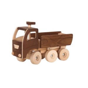 VEHICULE BOIS CAMION BENNE NATURE