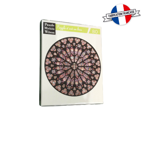 PUZZLE 80 PCES ROSACE NOTRE DAME