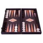 Backgammon teinte Wengé mini modèle – Image 2