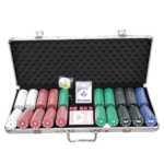 MALLETTE 500 JETONS CARRE D AS 11.5 GR