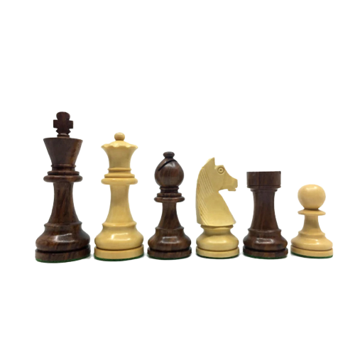 PIECES D'ECHECS ACACIA 76 MM
