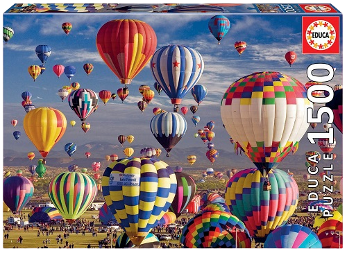 PUZZLE 1500 PCES MONTGOLFIERES