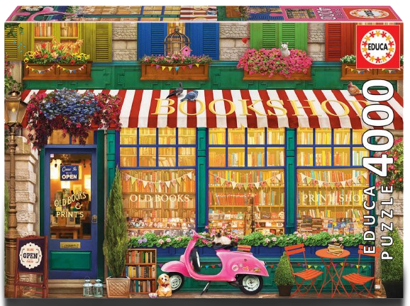 PUZZLE 4000 PCES LIBRAIRIE VINTAGE