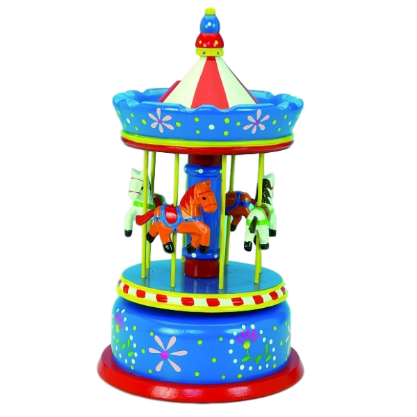 BOITE A MUSIQUE GRAND MANEGE BLEU/ROUGE
