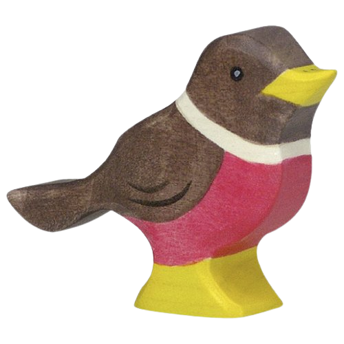 ANIMAUX BOIS ROUGE GORGE