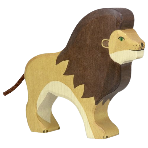 ANIMAUX BOIS LION