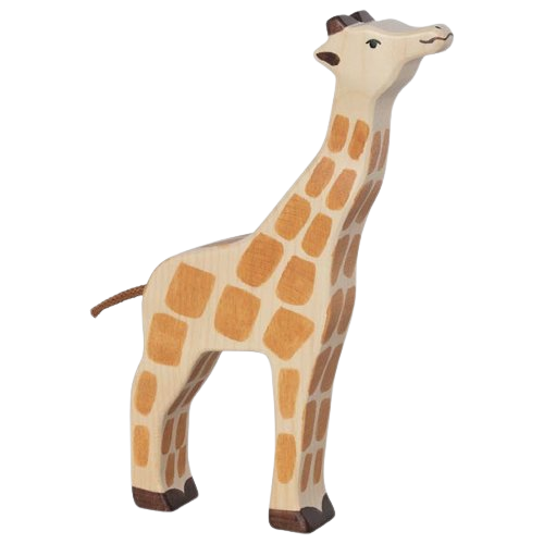 ANIMAUX BOIS GIRAFE TETE HAUTE