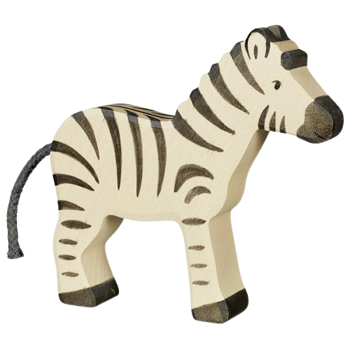 ANIMAUX BOIS ZEBRE DEBOUT
