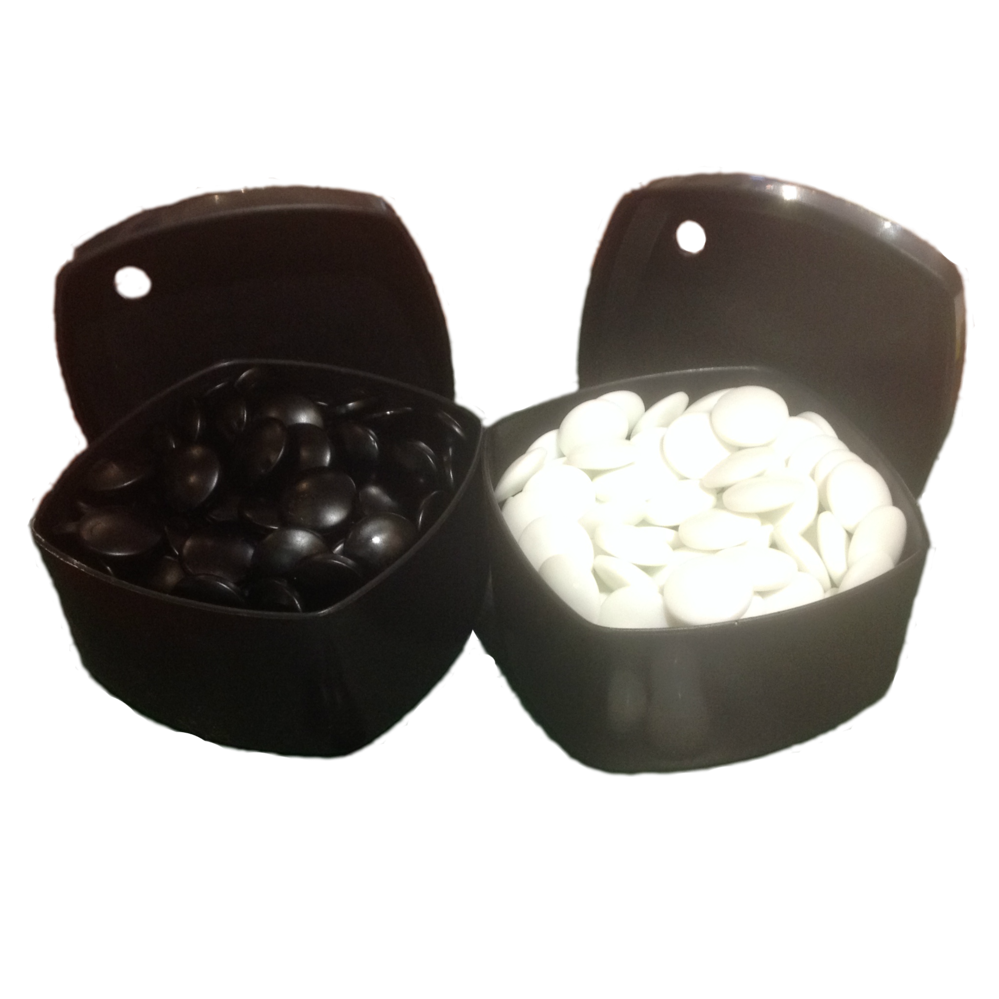 PIERRES DE GO BLANC/NOIR 160