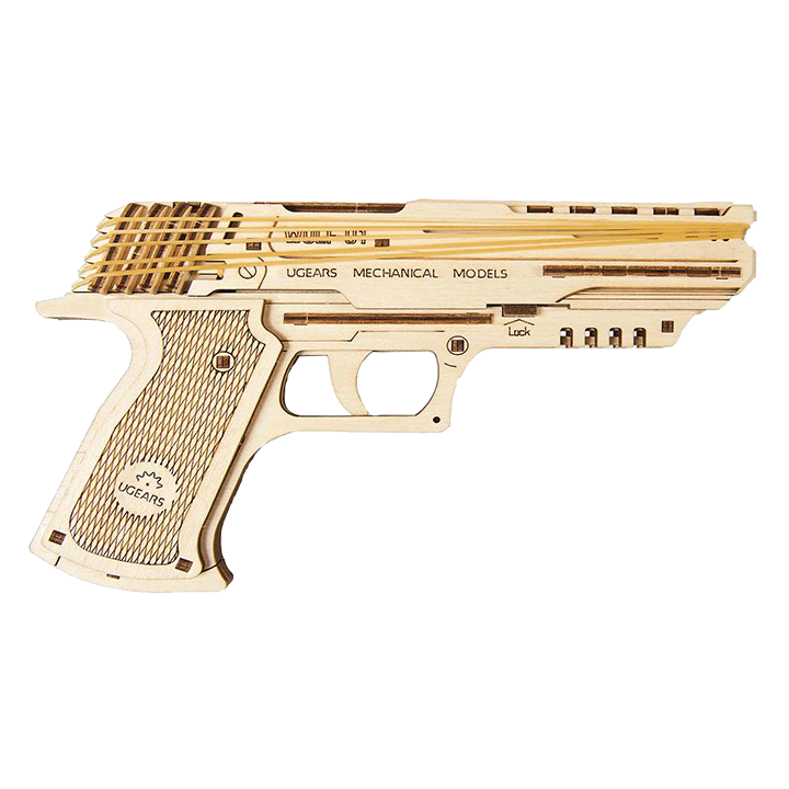 MAQUETTE UGEARS PISTOLET WOLF-01