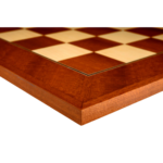 PLATEAU ECHECS C50 ACAJOU MARQUETE FER – Image 3