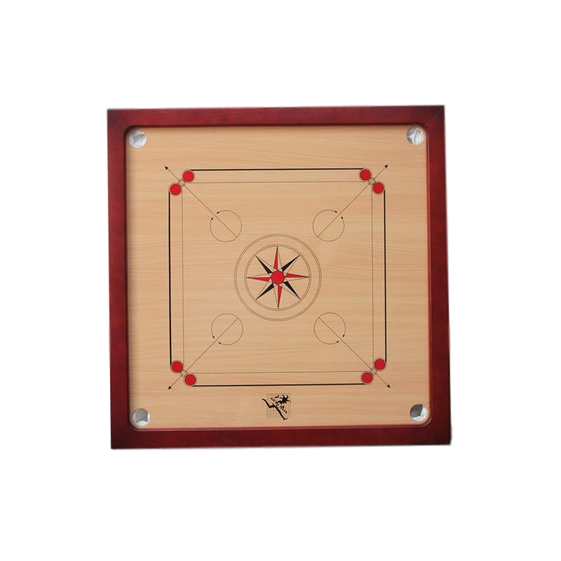 Carrom-acajou-coin-rond Carrom coins ronds teinte acajou – Image 1