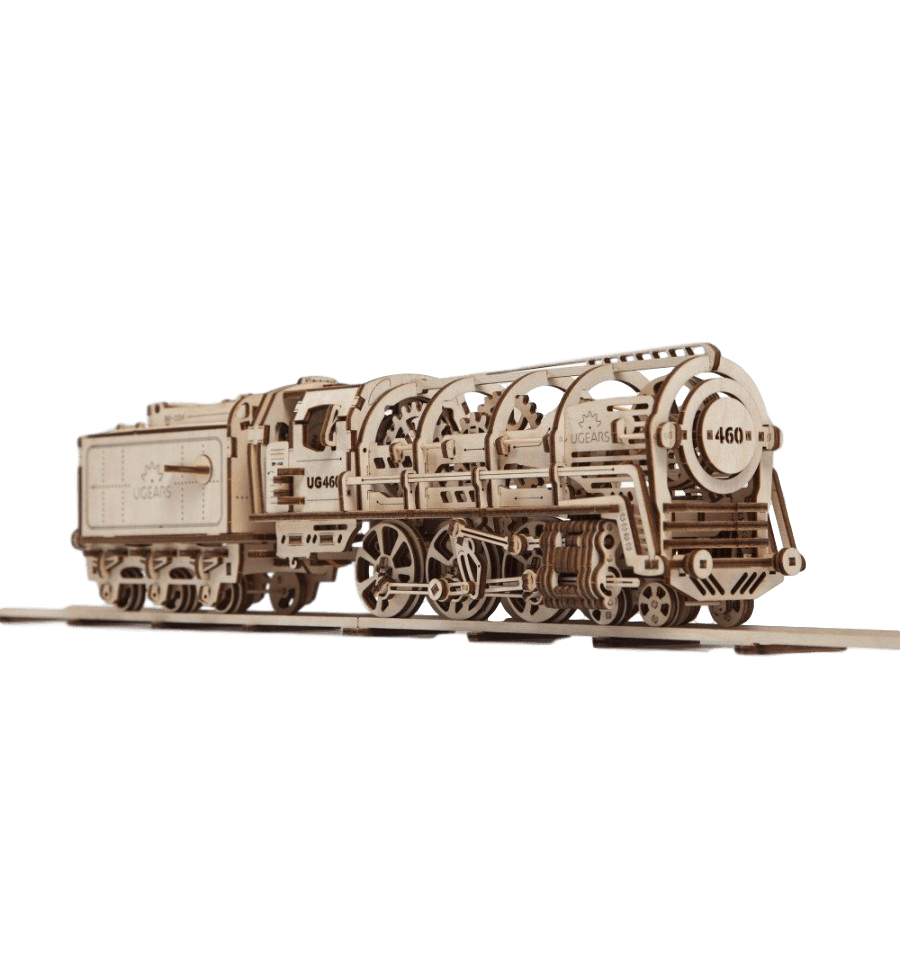 locomotiove-ugears MAQUETTE UGEARS LOCOMOTIVE – Image 1