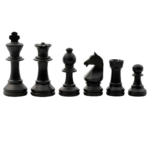PCES ECHECS T3 STAUNTON NOIRES PLOMBEES FEUTREES – Image 2
