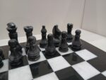 ENSEMBLE ECHECS MARBRE NOIR ET BLANC – Image 5
