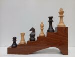 PCES ECHECS T3 STAUNTON NOIRES PLOMBEES FEUTREES