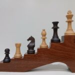 PCES ECHECS T3 STAUNTON NOIRES PLOMBEES FEUTREES