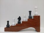 ENSEMBLE ECHECS MARBRE NOIR ET BLANC