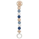 Accroche Tétine Etoile Bleue