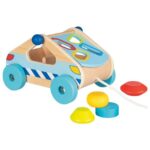 Boîte à forme et voiture à tirer