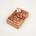 Coffret de 6 Casse-têtes en Bois