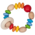 Hochet lentille arc en ciel