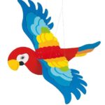 Mobile Perroquet volant